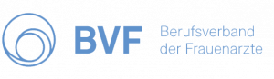 Logo-Block des Berufsverbandes der Frauenärzte (BVF)